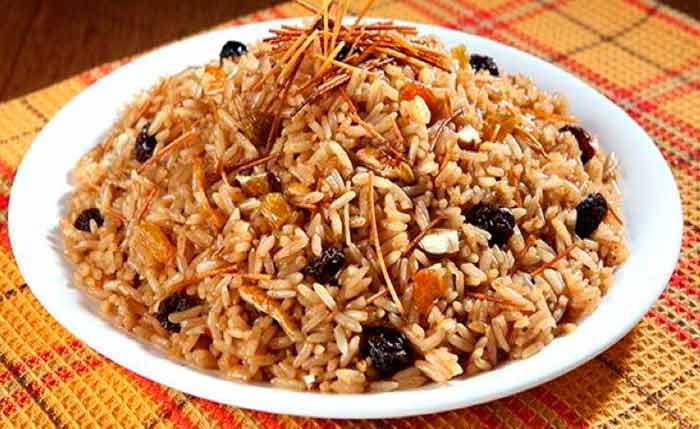 Receta de Arroz árabe