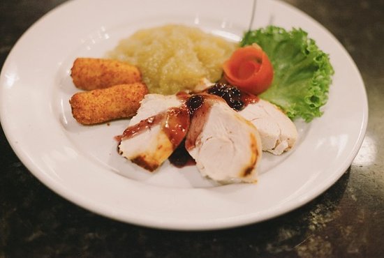  Pure de Manzana con pavo