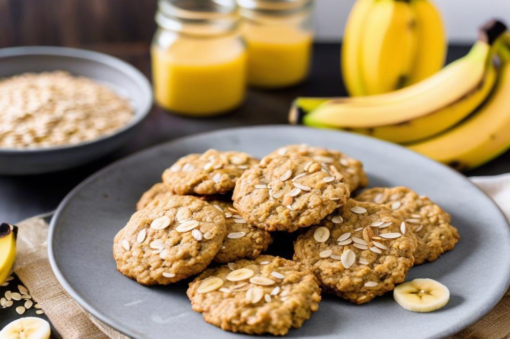 Receta de galletas de plátano