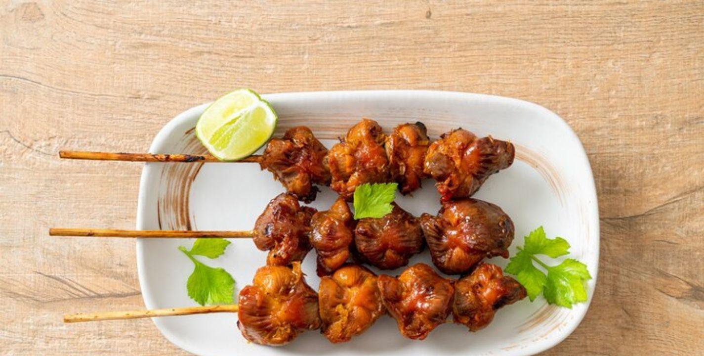 Receta de mollejitas asadas
