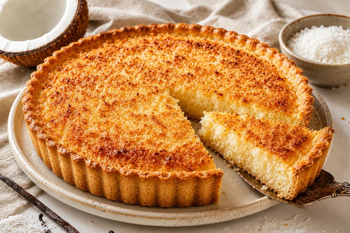 Receta de tarta de coco