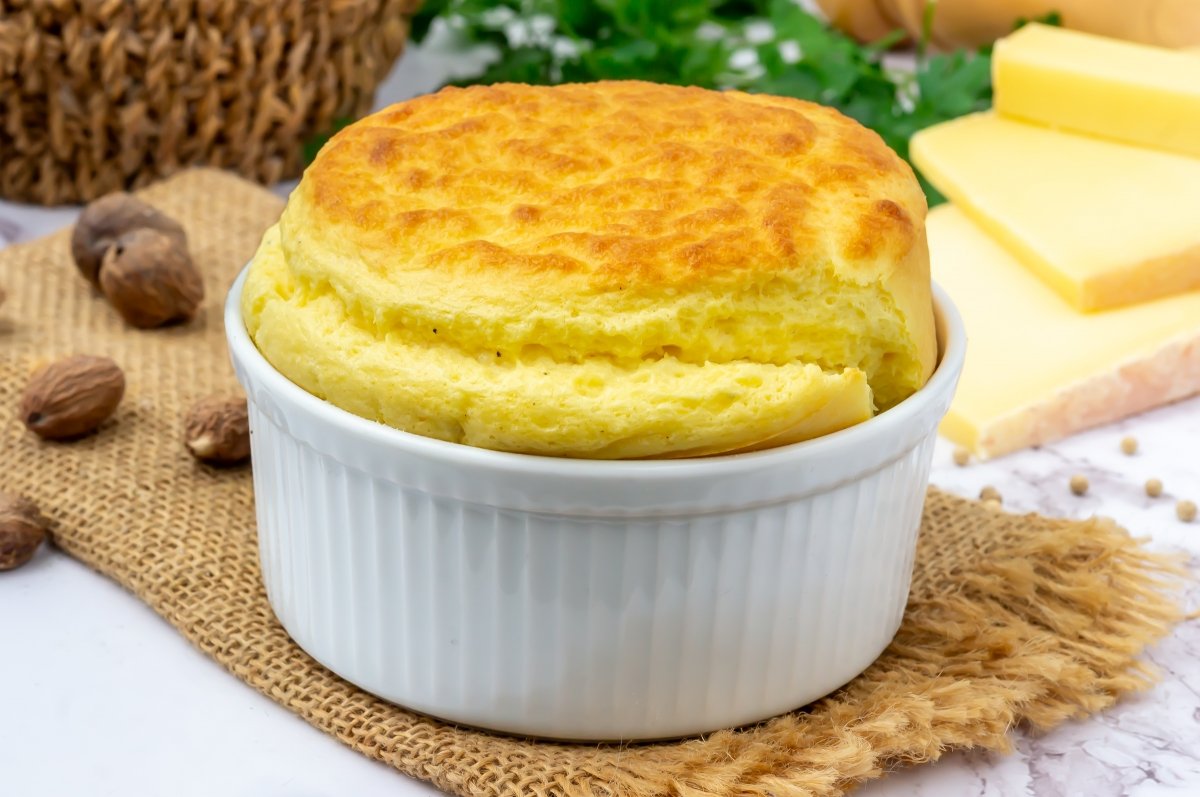 Receta de soufflé de queso