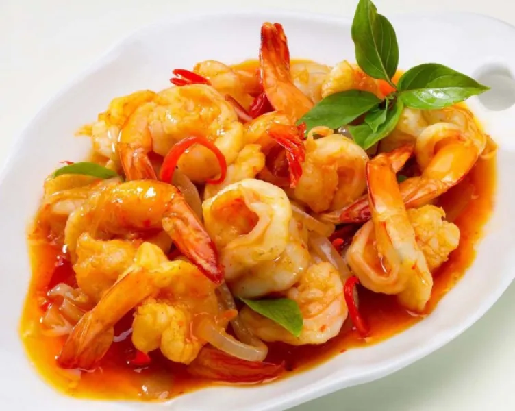 Receta de langostino Picante