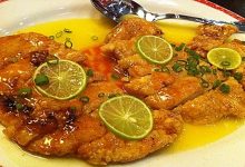 Receta de pollo oriental con limon