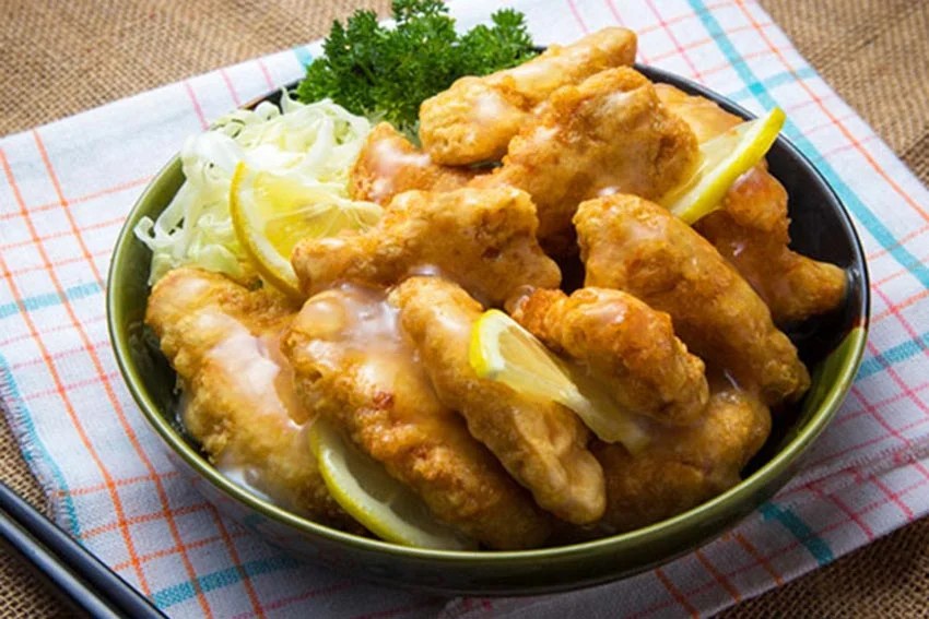 Receta de pollo oriental con limón