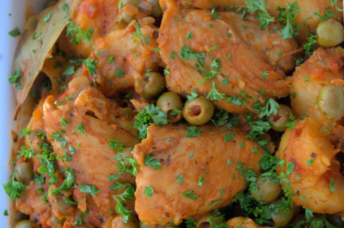 Receta de Fricase de gallina